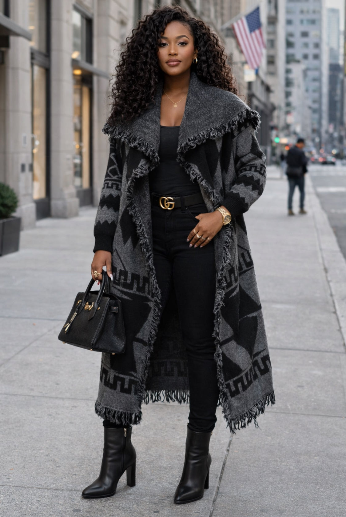Tribal Fringe Duster Coat | Moody Fitzs Boutique