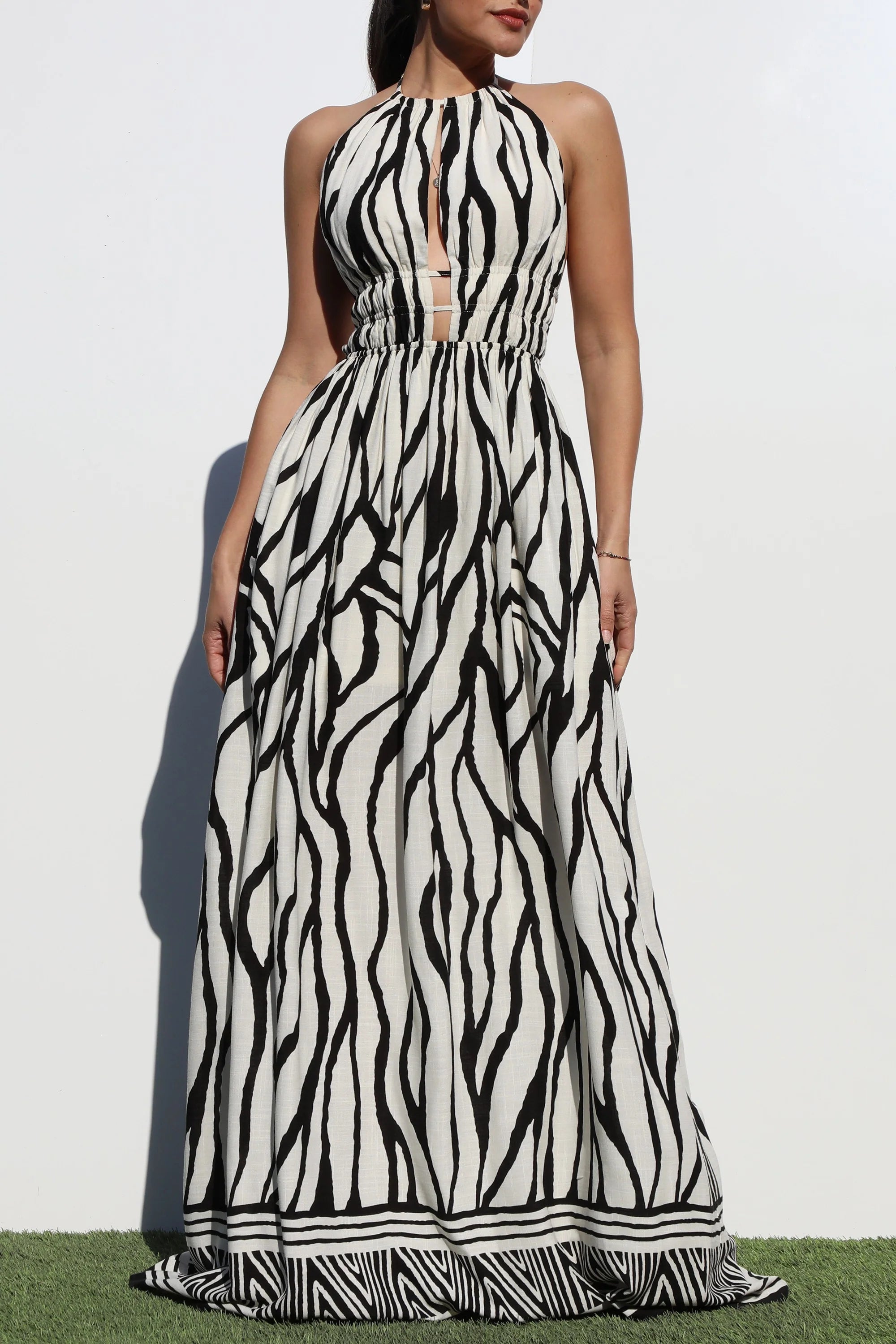 ZEBRA MAXI DRESS