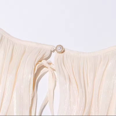 Midnight Muse Tie-Waist Mini Dress