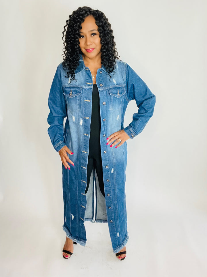 Long Denim Jacket
