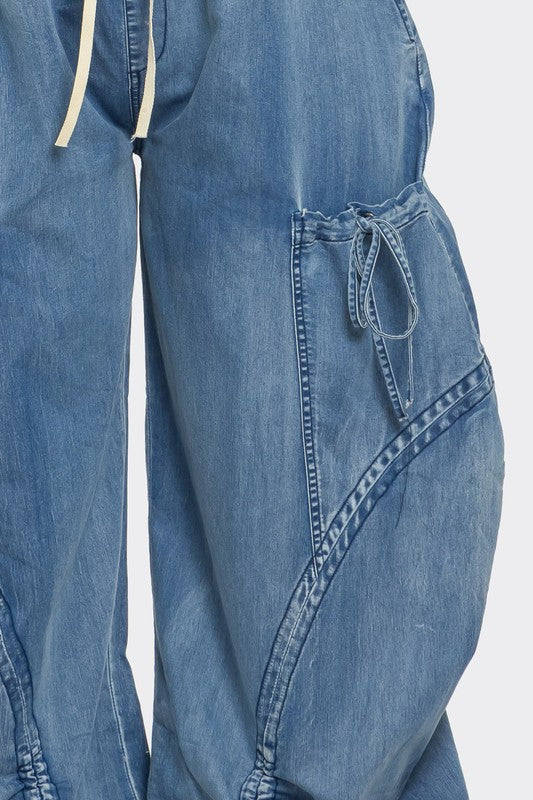 Just Name It Denim Cargo Pants