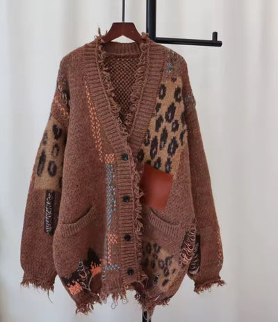 Chic Wild Knit Cardigan