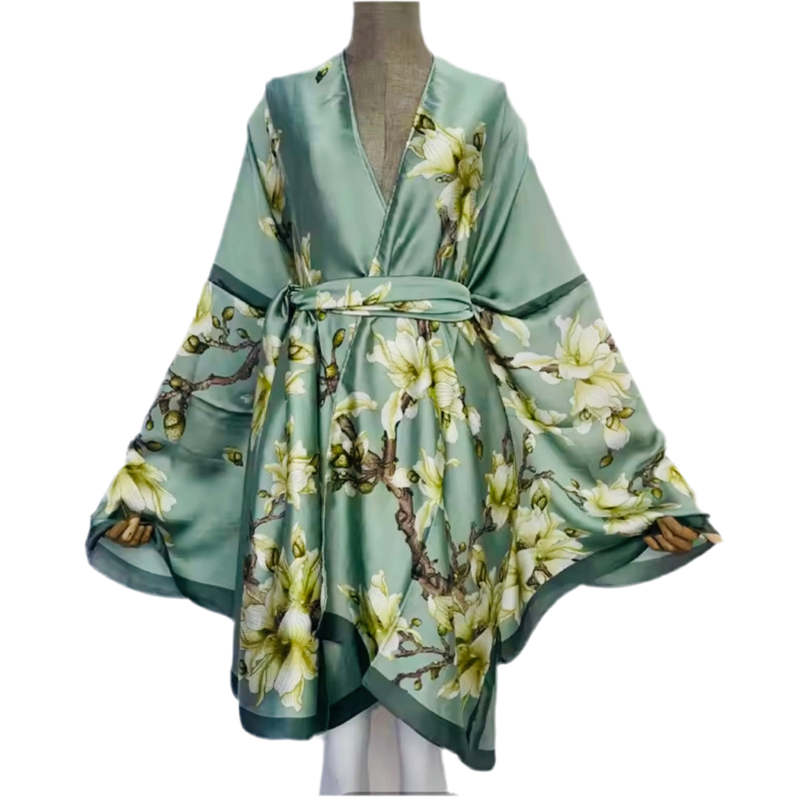 Silk Floral Kimono
