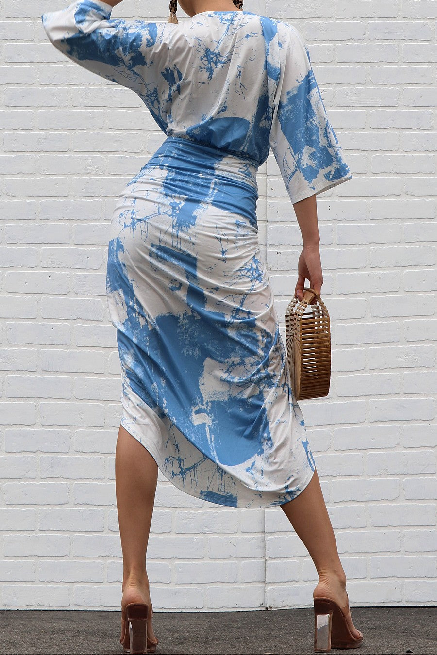 The Cloud Ruched BodyCon Dress