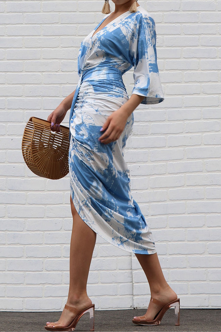 The Cloud Ruched BodyCon Dress