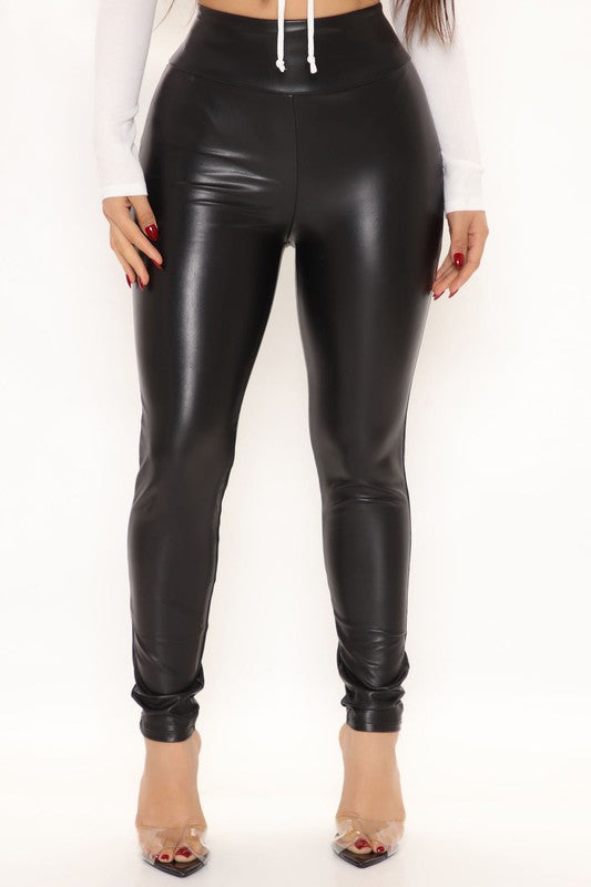 Faux Leather Leggings