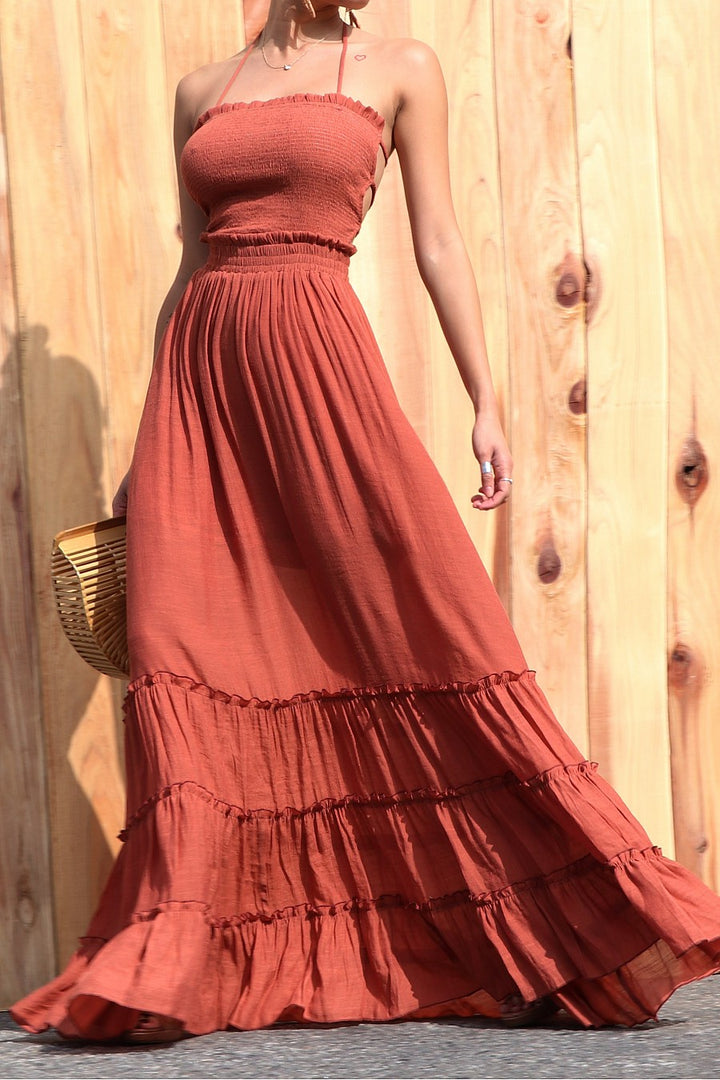 Destiny Smocked Maxi Dress