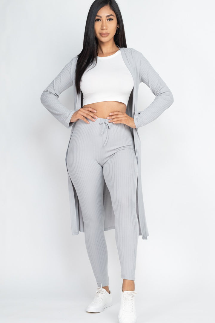 On The Go Cardigan & Legging Set