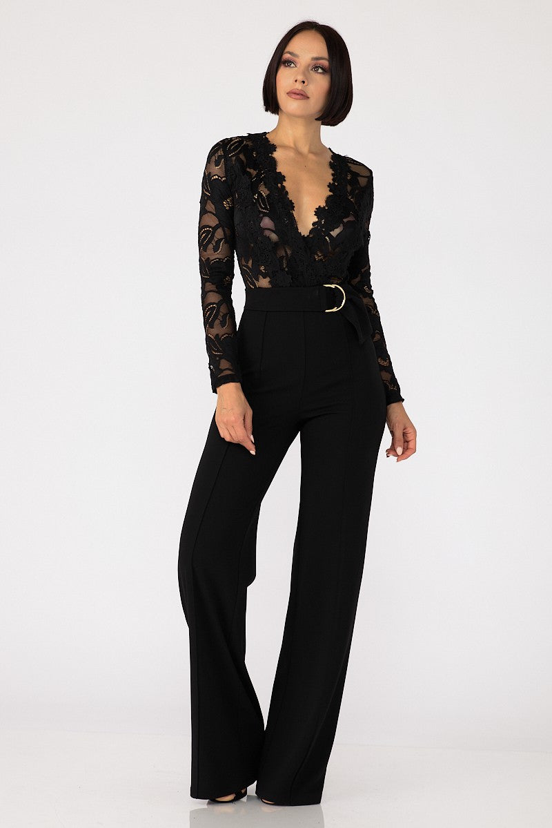 Lyla Lace Top Jumpsuit