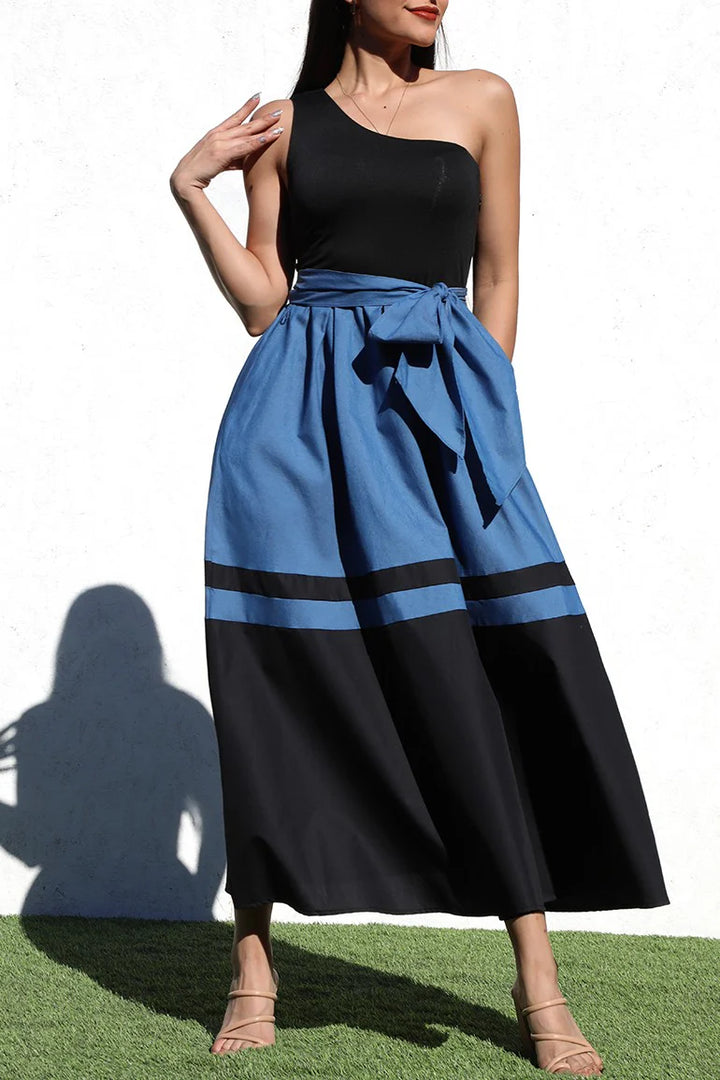 Made for Me One Shoulder Midi Dress
