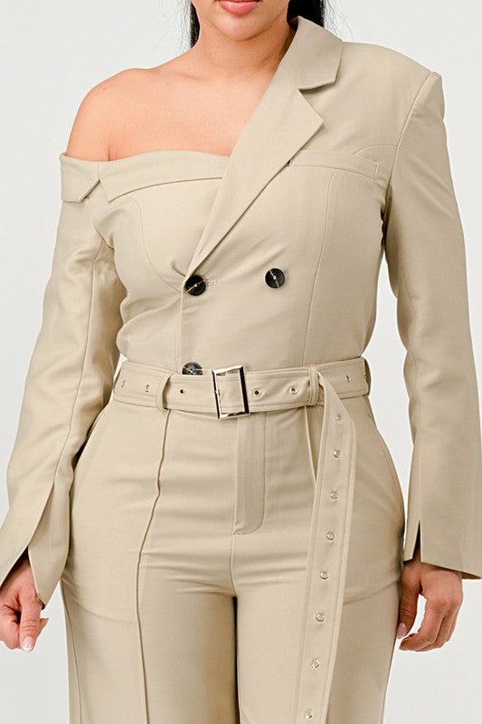 Forever Mine Trench Jumpsuit
