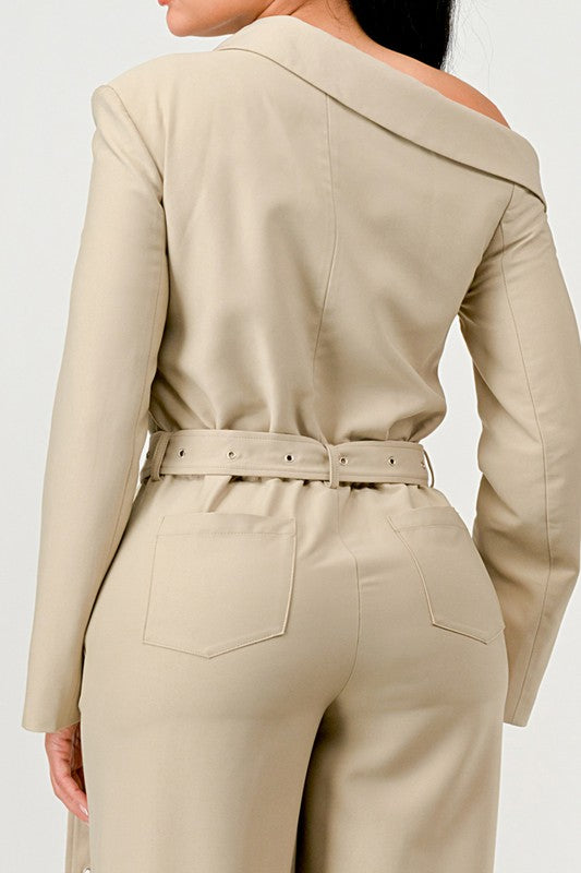 Forever Mine Trench Jumpsuit