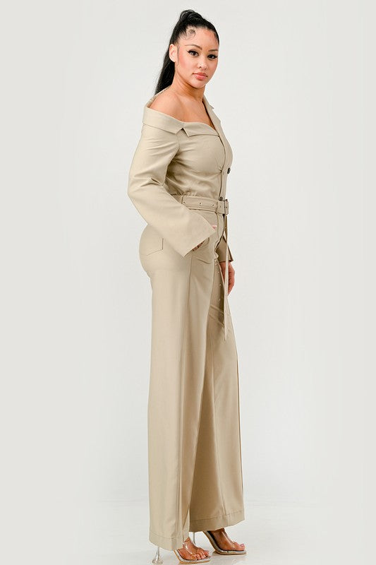 Forever Mine Trench Jumpsuit