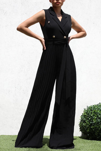 Nothing But Class Pleated Jumpsuit