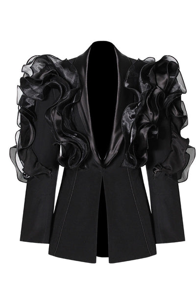 The Power Ruffle Blazer