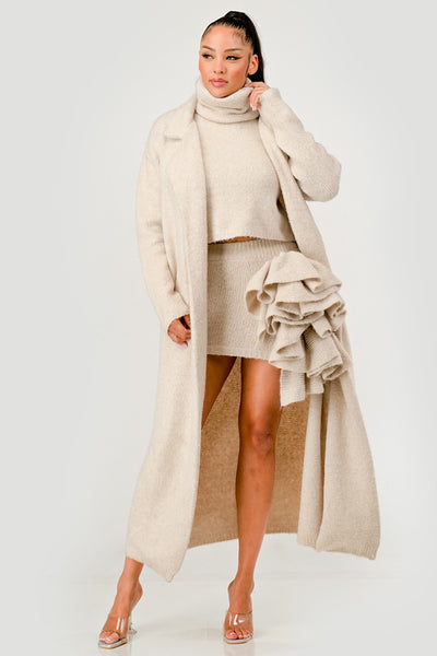 Athena Three Piece Knit Set