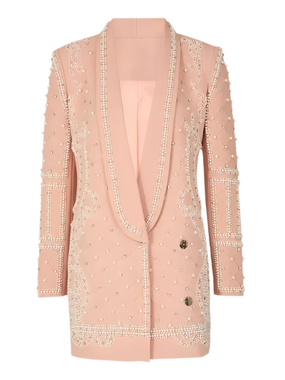 Embellished Blazer Dress