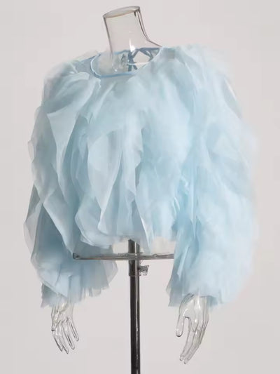 Elara Ruffles Fashion Blouse
