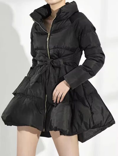 Luxe Flare Puff Coat