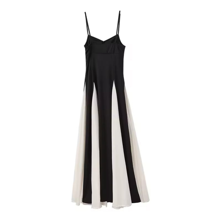 Destiny Black & White Maxi Dress