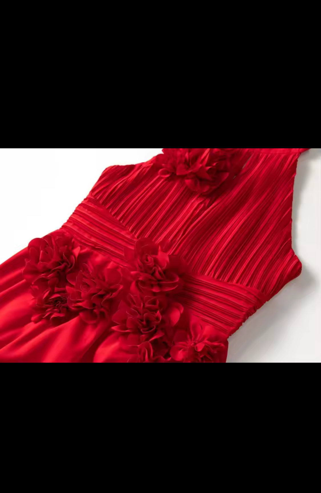 Midnight Bloom High-Low Gown
