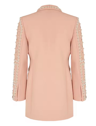 Embellished Blazer Dress