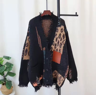 Chic Wild Knit Cardigan