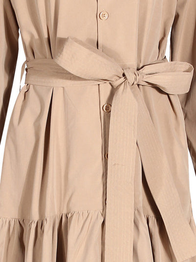 Chic Tiered Button-Down Maxi Dress