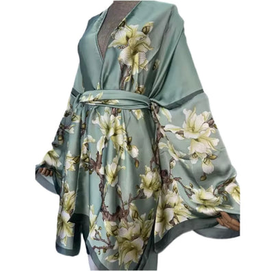 Silk Floral Kimono