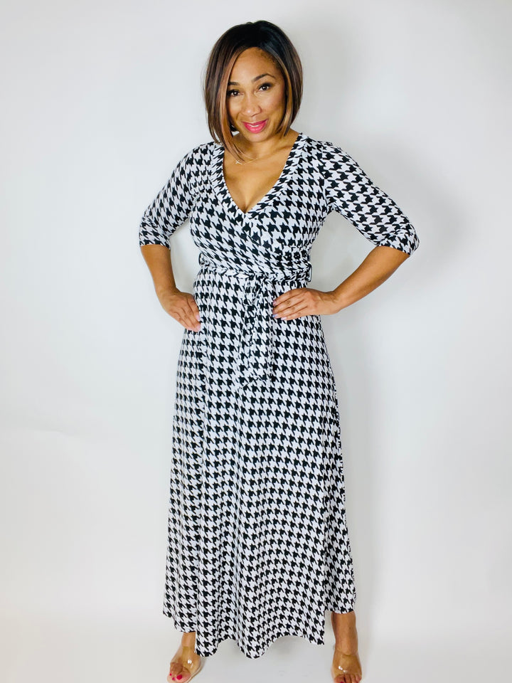 Highly Favored Wrap Maxi Dress