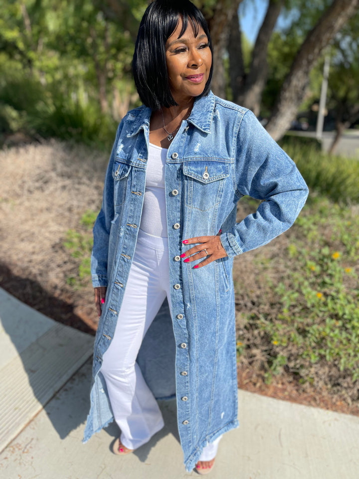 Long Denim Jacket