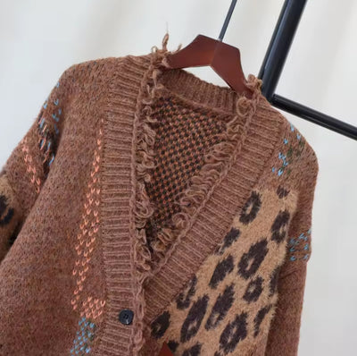 Chic Wild Knit Cardigan