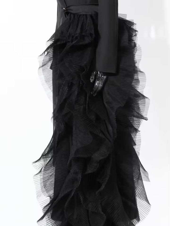 Cascade Nights Blazer Dress