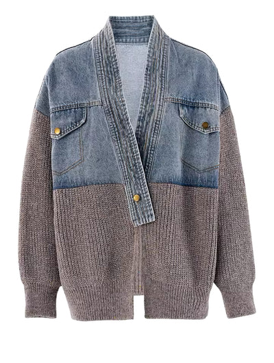 Ashanti Denim Knit Cardigan