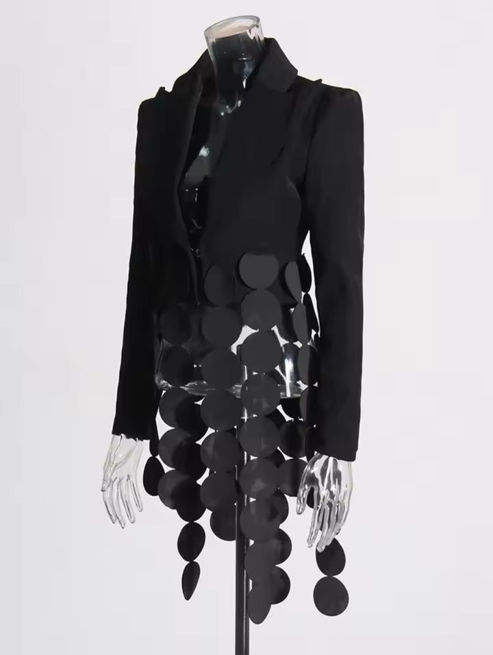 Noami Deep V Short Blazer