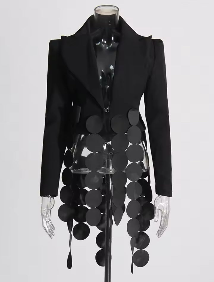 Noami Deep V Short Blazer