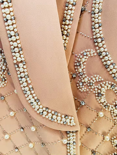 Embellished Blazer Dress
