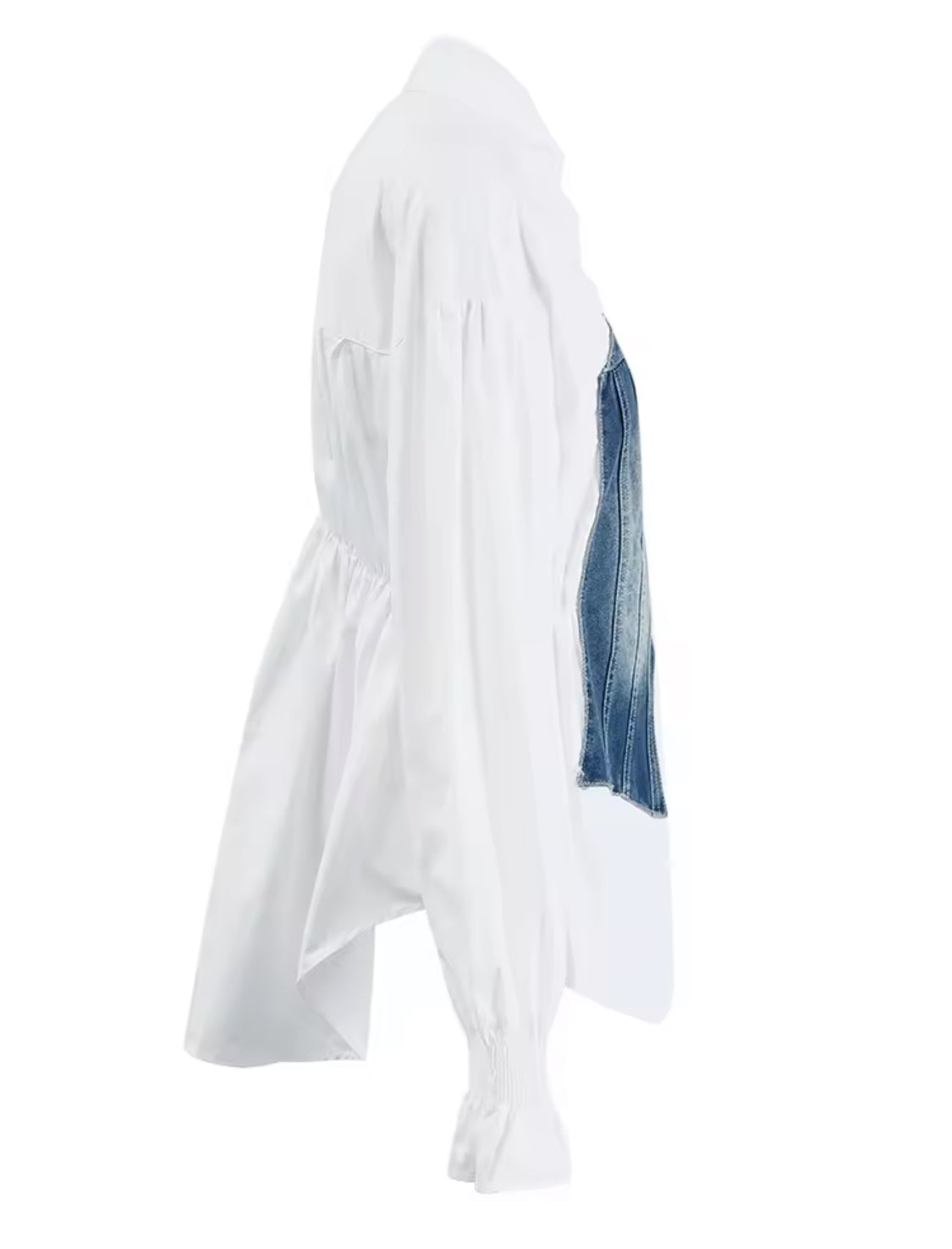 Fashion Color Block Blouse