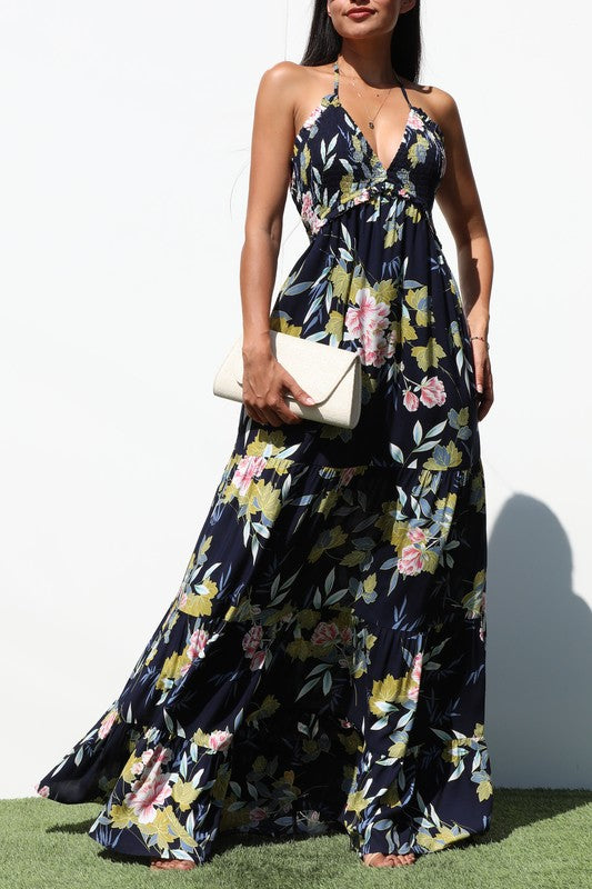 Spring Dream Floral Maxi Dress