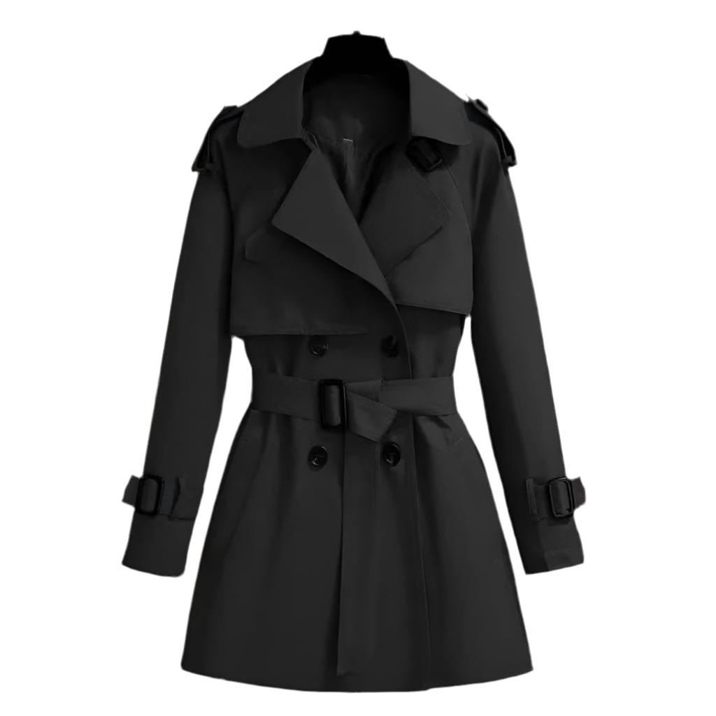 Women's short trench coat