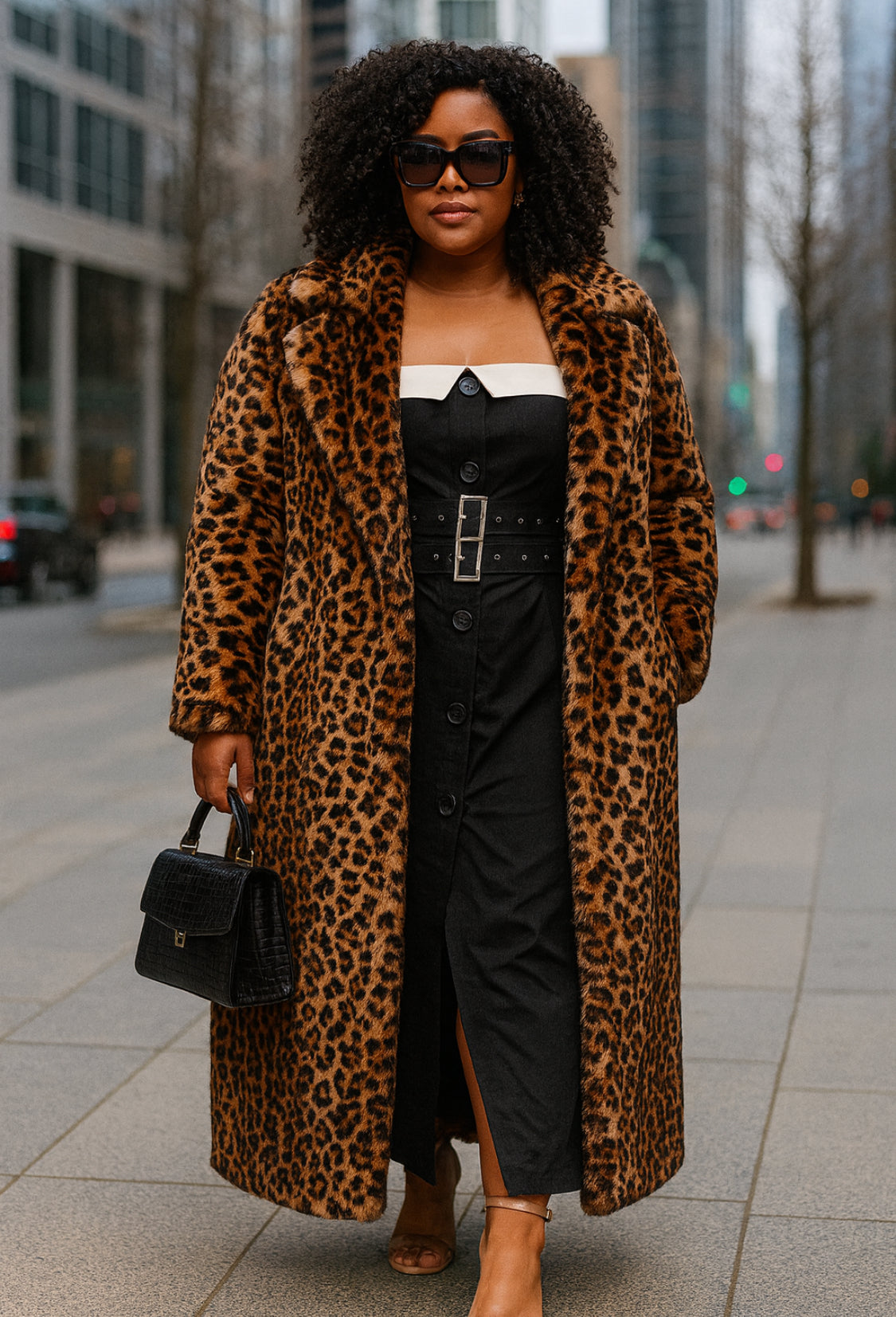Leopard Luxe Winter Coat