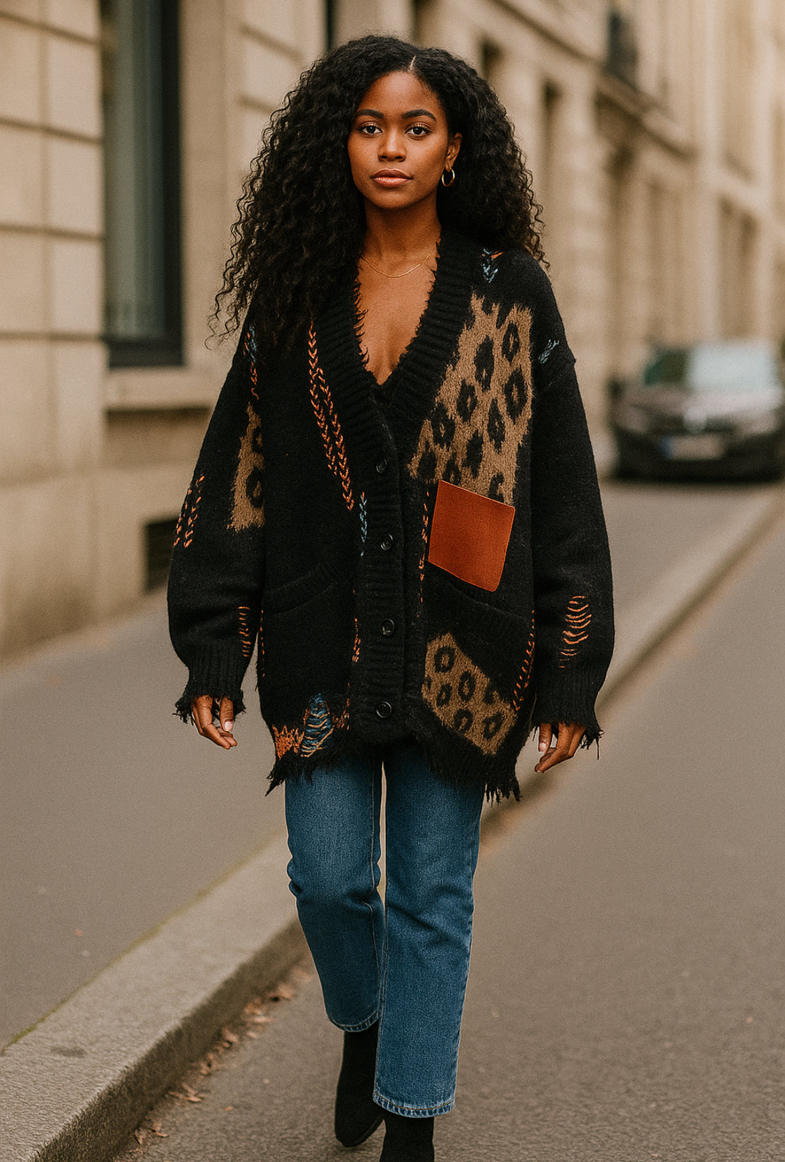 Chic Wild Knit Cardigan