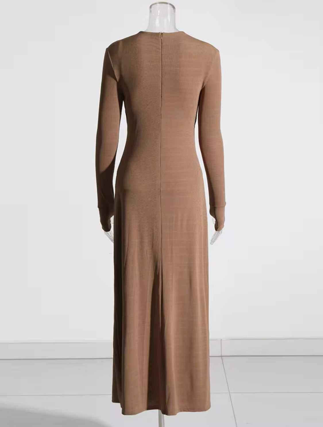 Geneva Crisscross Knitted Maxi Dress