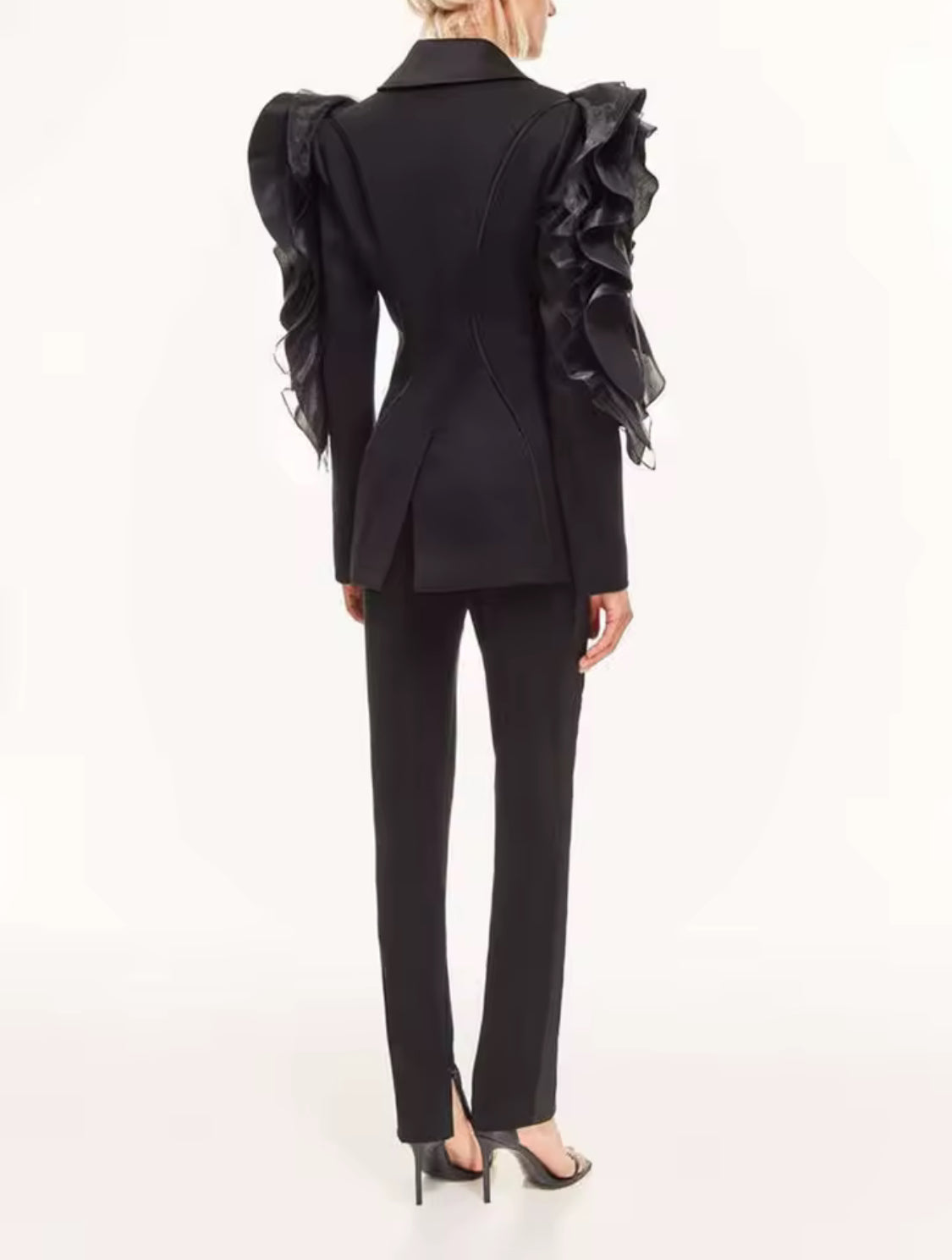 The Power Ruffle Blazer