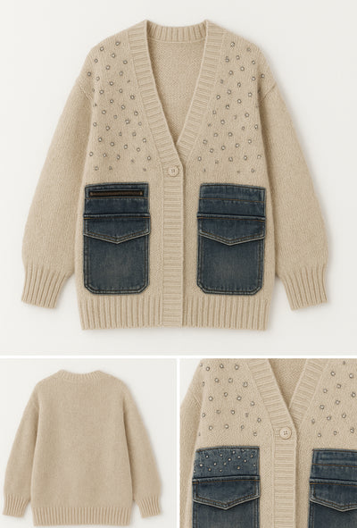 The City Sparkle Utility Cardigan