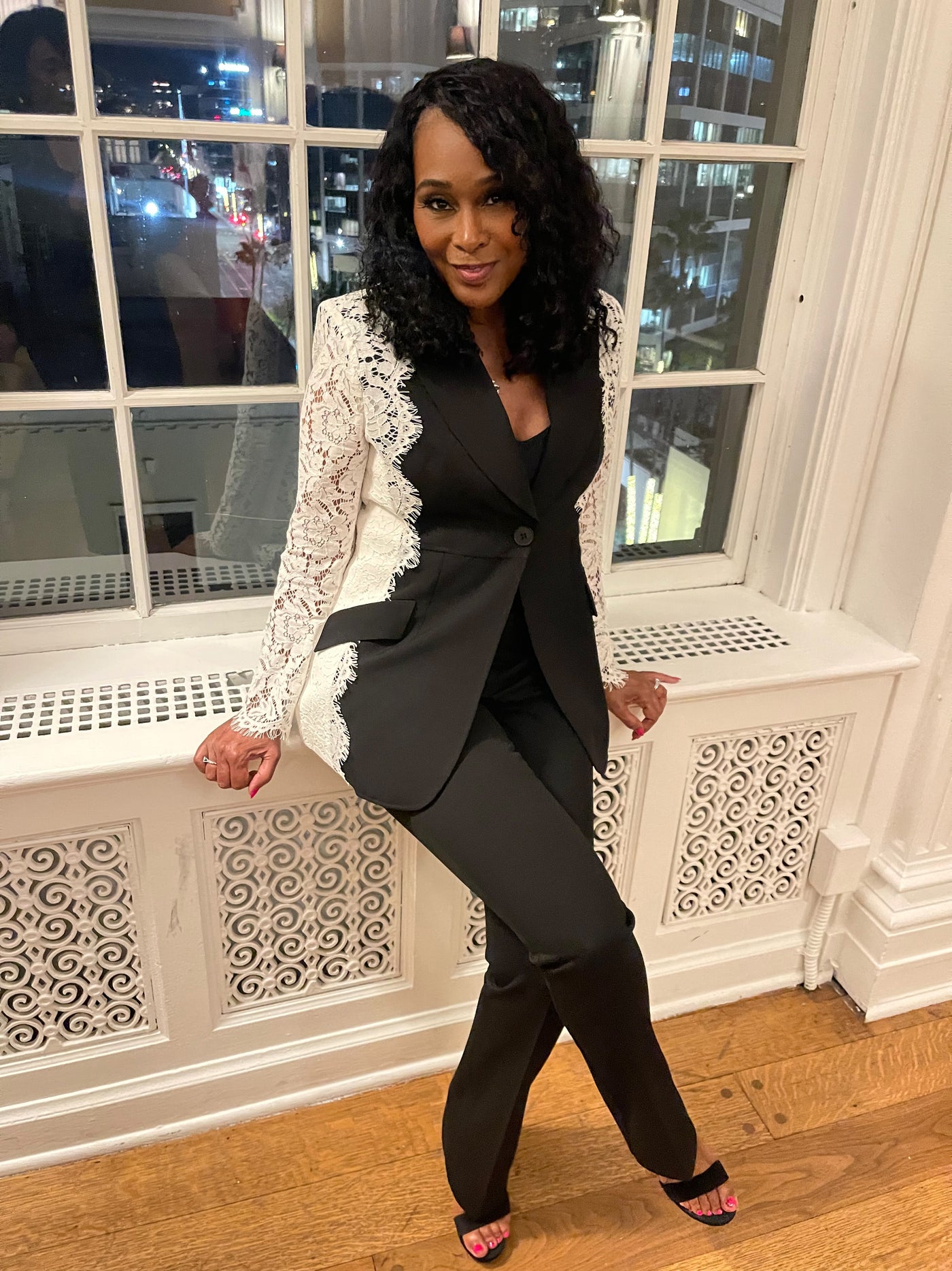 Black Lace Blazer