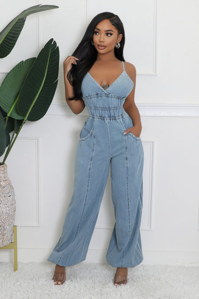 Francine Denim Jumpsuit