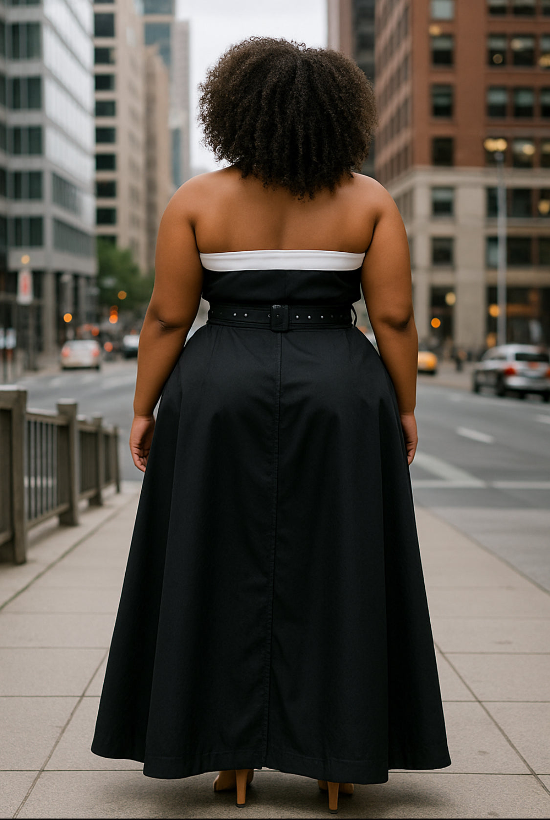 The Chic Trench Maxi Dress - Plus