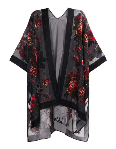 Velvet Bloom Kimono
