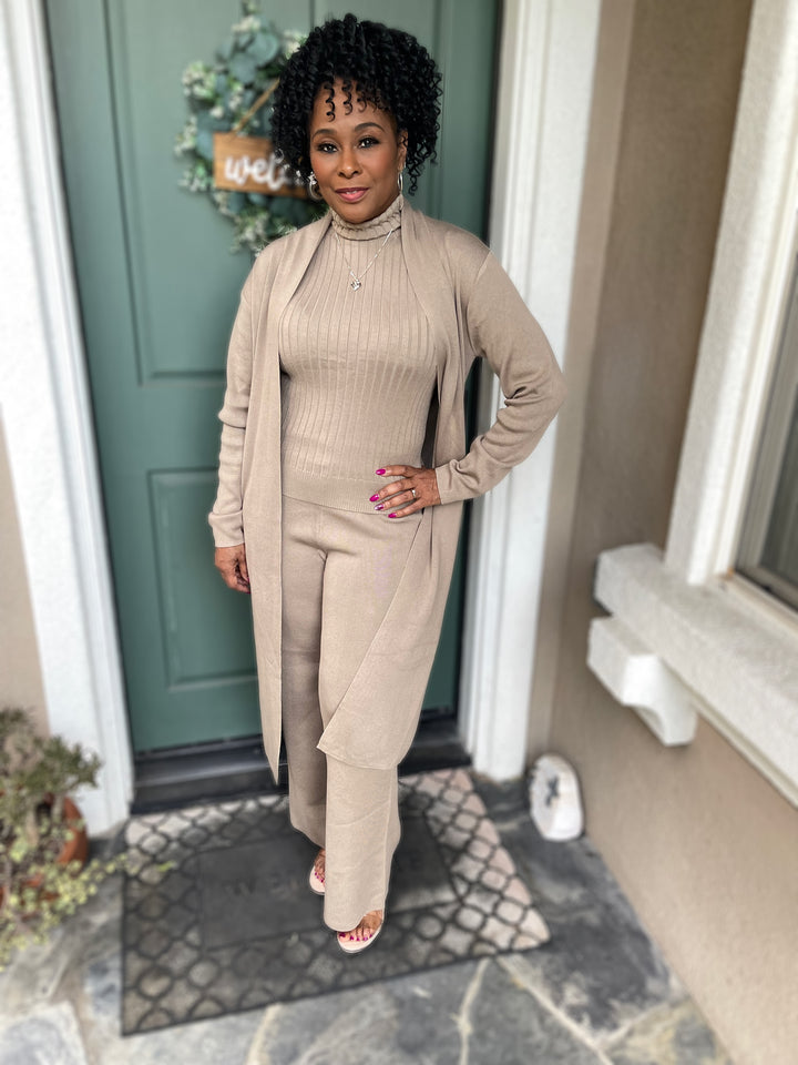 Carrie Knitted 3 Piece Sets